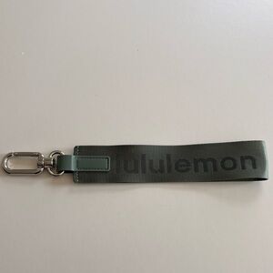 COPY - green lululemon never lost keychain
